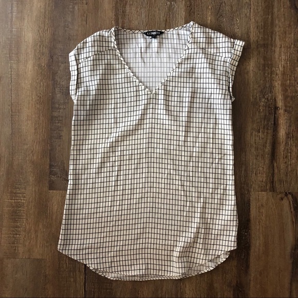 Express Checkered Blouse - Picture 1 of 4